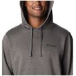 Trek™ Hoodie Charcoal Heather CSC Sleeve Logo Ανδρικό Φούτερ Columbia