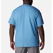 CSC Basic Logo™ Short Sleeve Blue Υπερμεγέθη Ανδρικό T-Shirt Columbia