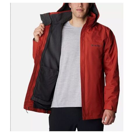 Mission Air Interchange Jacket Warp Red Ανδρικό Μπουφάν Columbia