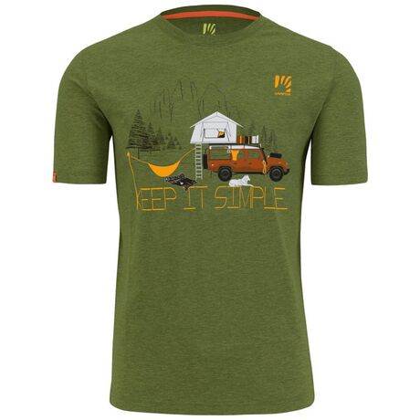 Ανδρικό T-Shirt Genzianella Cedar Green Karpos