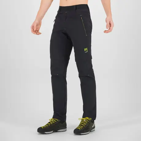 Ανδρικό Παντελόνι Tre Cime Zip-Off Pants Black/Jasmine Green Karpos