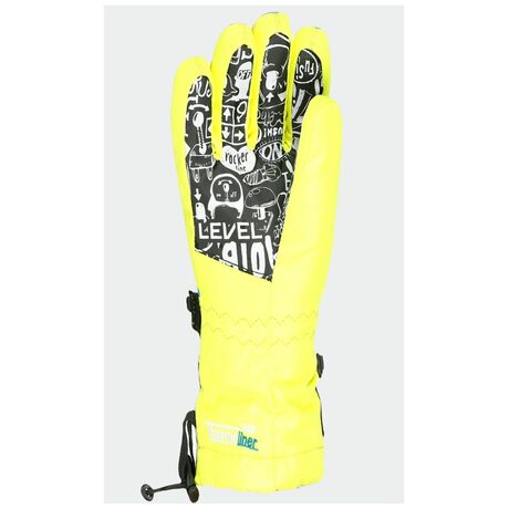 Junior Glove Yellow Παιδικά Γάντια Level