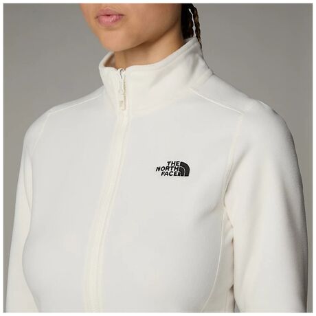 The North Face Γυναικεία Ζακέτα W 100 Glacier FZ Fleece White Dune-NPF