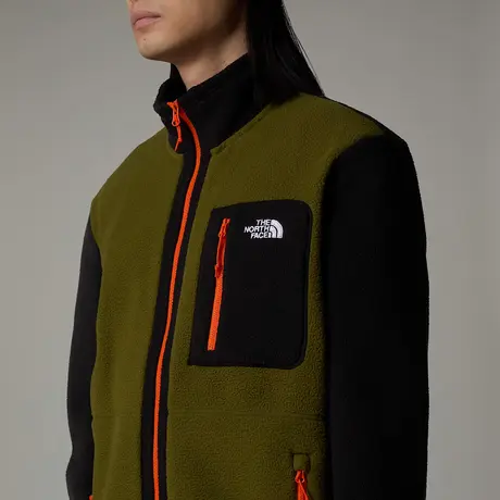 The North Face Ανδρική Ζακέτα Yumiori FZ Fleece Forest Olive/TNF Black/TNF Orange