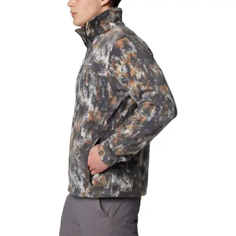 M Steens Mountain™ Printed FZ Jacket Dark Stone Timberwild Ανδρική Ζακέτα Columbia